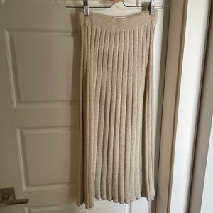 Aritzia Beige Midi Dress